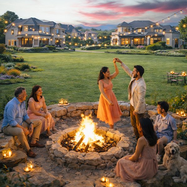 Sit & Enjoy Near The Open Fireplace